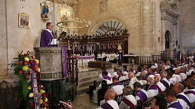 Cuban officials attend funeral service for Cardinal Ortega
