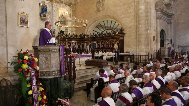 Cuban officials attend funeral service for Cardinal Ortega Cuban officials attend funeral service for Cardinal Ortega