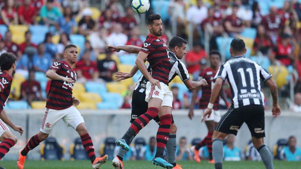 Flamengo beat Botafogo 3-2 in fiery Rio derby Flamengo beat Botafogo 3-2 in fiery Rio derby