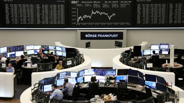 European shares edge lower as Heineken disappoints; Fed in focus European shares edge lower as Heineken disappoints; Fed in focus