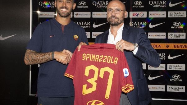 Roma:Spinazzola, Fonseca mi ricorda Gasp Roma:Spinazzola, Fonseca mi ricorda Gasp