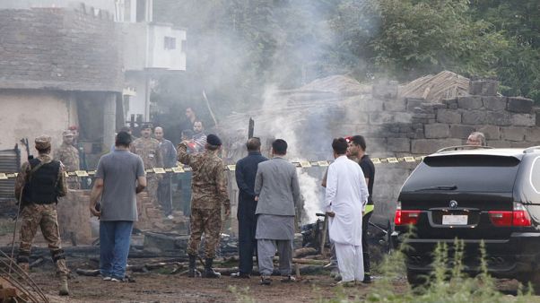 Pakistani military plane crashes near garrison city, kills 17 Pakistani military plane crashes near garrison city, kills 17