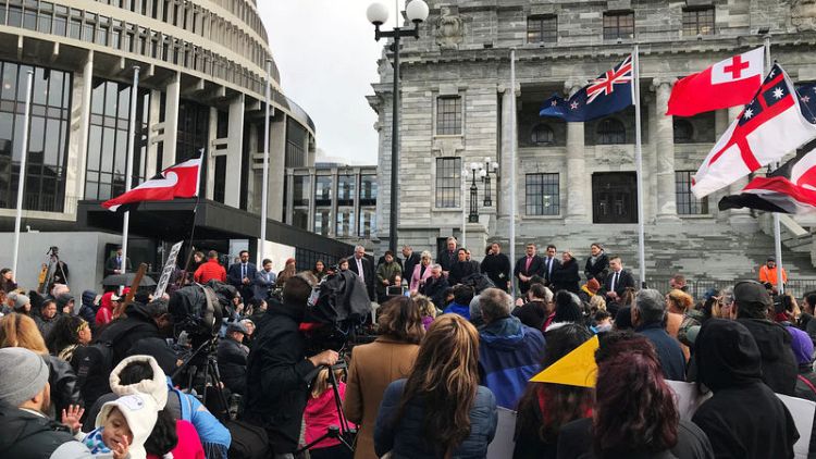 New Zealand's indigenous Maori protest over 'stolen children'