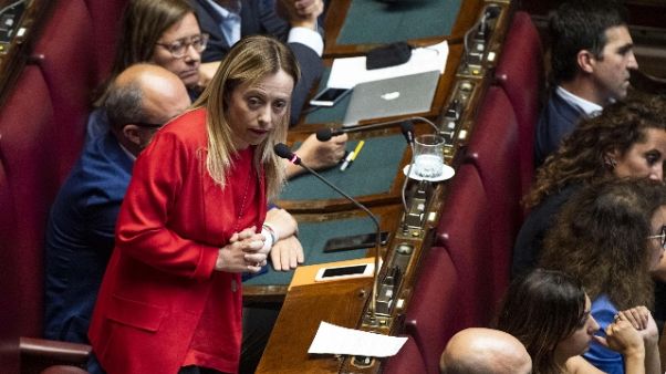 Meloni: ora voto e poi governo Lega-FdI Meloni: ora voto e poi governo Lega-FdI