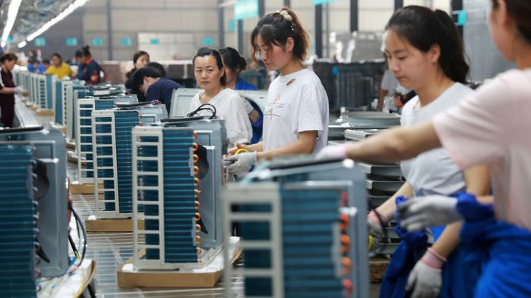 Trade war keeps China's factories in reverse gear for third month