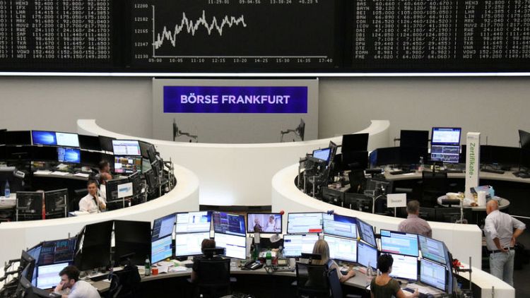 Earnings, trade optimism help European shares ahead of Fed decision