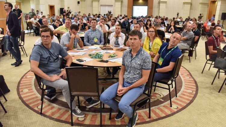 Ukraine's Zelenskiy opens boot camp for his 254 rookie lawmakers