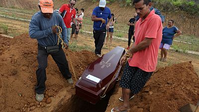 Four inmates suffocated to death en route from site of Brazil prison massacre