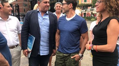 Berlusconi jr cittadino di Portofino Berlusconi jr cittadino di Portofino