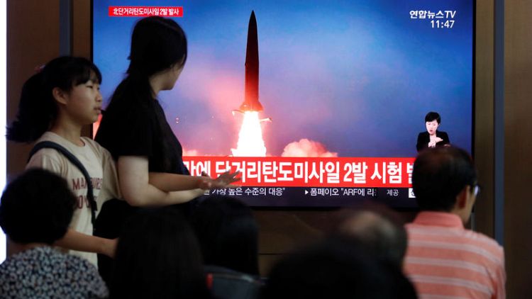 U.S. officials play down North Korea missile tests, hold out for new talks