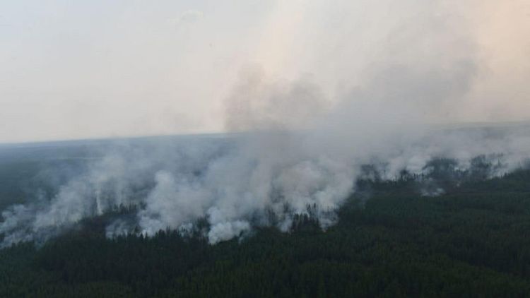 بوتين يأمر الجيش بالمساعدة في مكافحة حرائق الغابات في سيبيريا