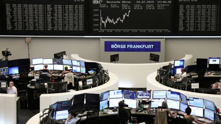European stocks down after Fed disappoints, Shell falls
