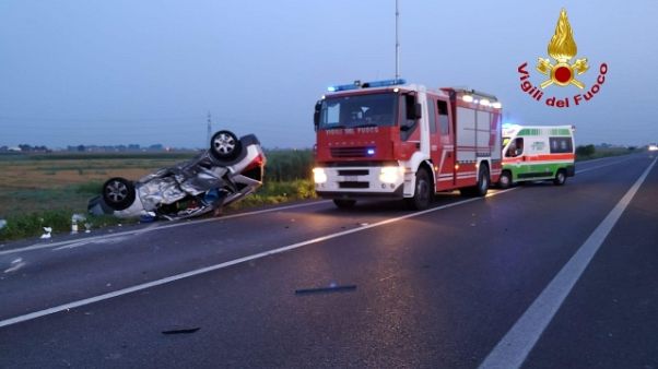 Moto contro Suv, due morti su SS Romea Moto contro Suv, due morti su SS Romea