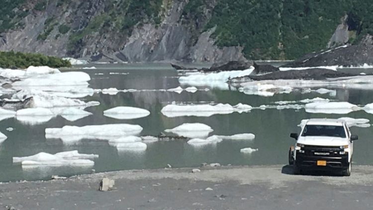 Alaska boaters likely killed by falling glacier ice, officials say