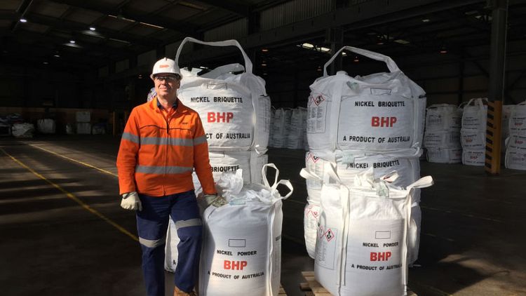BHP to start nickel sulphate production for EVs in second-quarter 2020