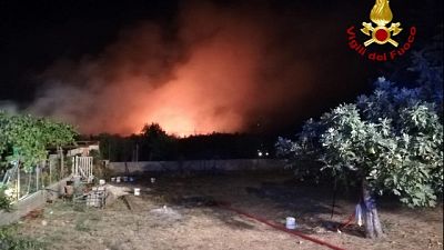 Pericolo incendi e 40 gradi in Gallura Pericolo incendi e 40 gradi in Gallura