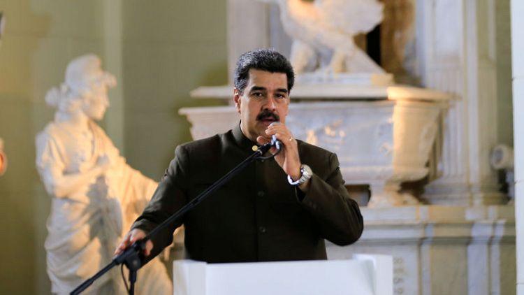 Maduro says he 'repudiates' Trump statement on possible Venezuela blockade