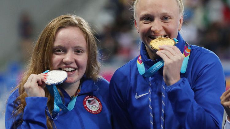 Ahead by a century, U.S. storms to 100 Pan Am medals