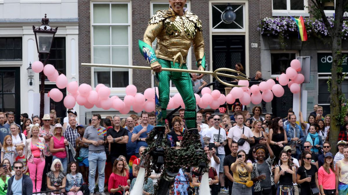 Amsterdam Canal Pride Parade Celebrates Stonewall Anniversary Euronews
