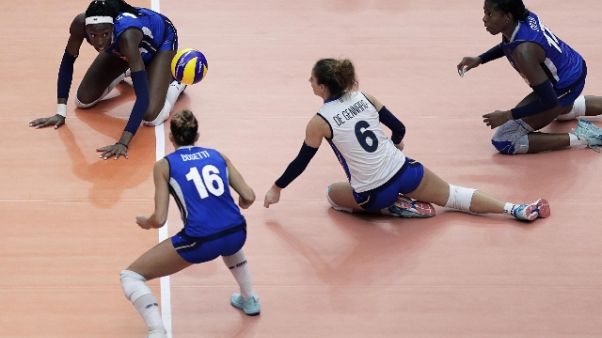Pallavolo: preolimpico,Italia-Belgio 3-0 Pallavolo: preolimpico,Italia-Belgio 3-0