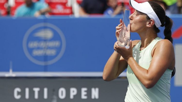 Pegula breezes past Giorgi for first WTA title
