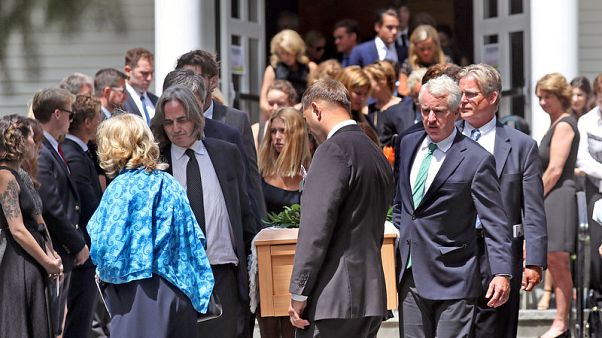 Private funeral mass held for granddaughter of Robert F. Kennedy Private funeral mass held for granddaughter of Robert F. Kennedy