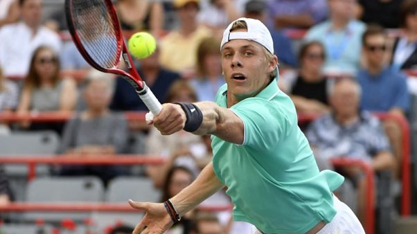 Canadians Shapovalov, Raonic advance in Montreal Canadians Shapovalov, Raonic advance in Montreal