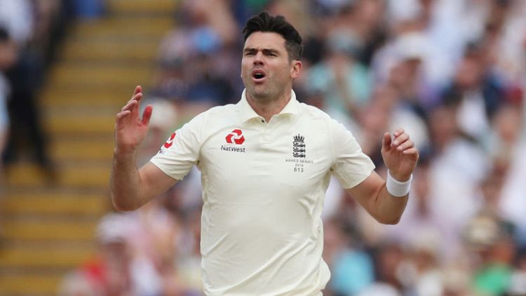 England's Anderson ruled out of second Ashes test