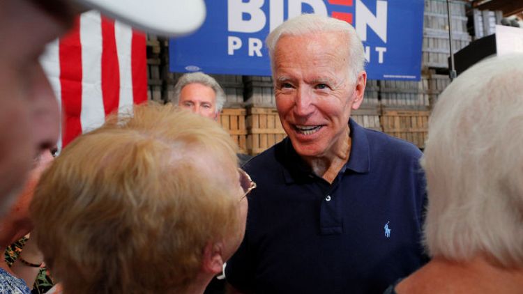 Biden leads Democrats as minorities favour most electable candidate vs Trump - Reuters poll