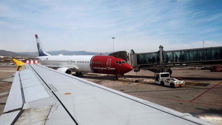 Norwegian Air's July passenger income rises less than forecast