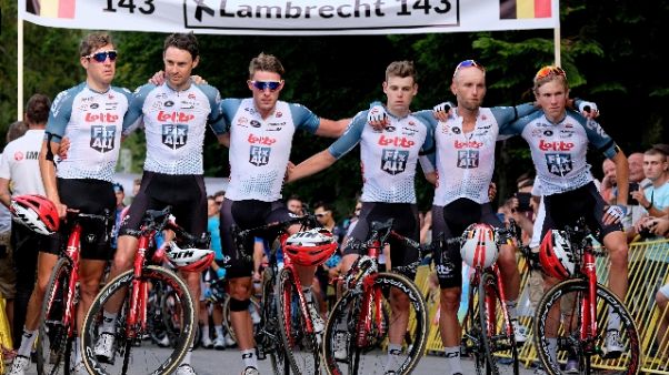 Giro Polonia si ferma per Lambrecht Giro Polonia si ferma per Lambrecht