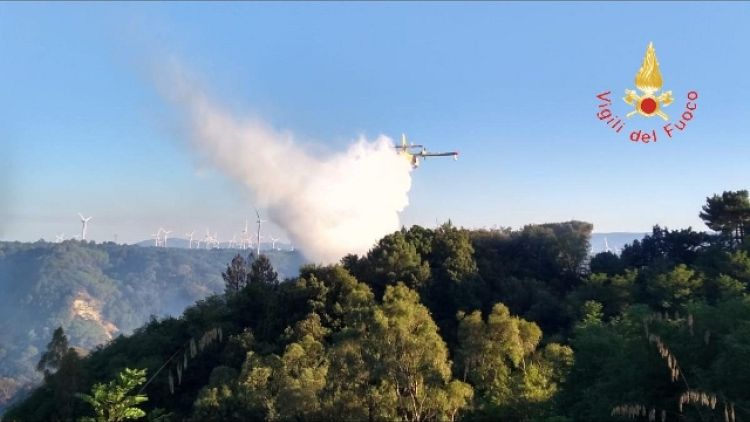 Incendi in Calabria, 45 roghi da stamani