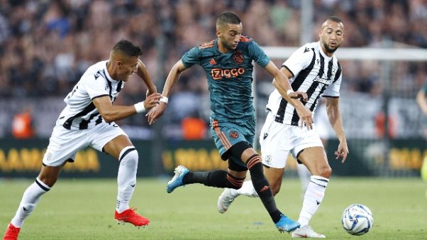 Champions: Paok-Ajax 2-2 Champions: Paok-Ajax 2-2