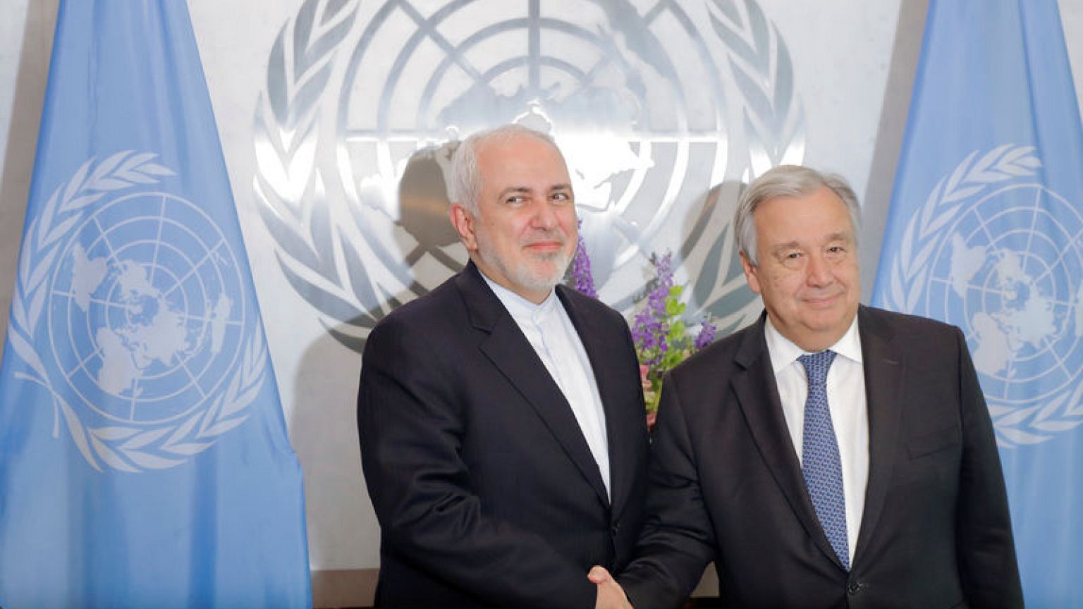 إيران تطلب من جوتيريش التصدي للعقوبات الأمريكية على ظريف