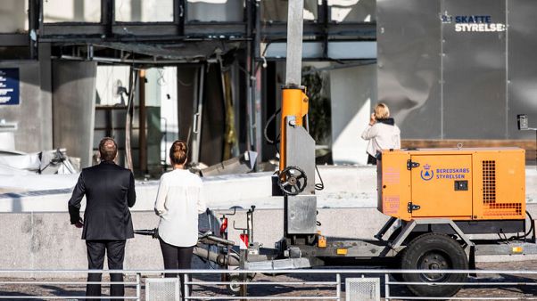Blast hits tax office in Copenhagen in 'attack' - police Blast hits tax office in Copenhagen in 'attack' - police