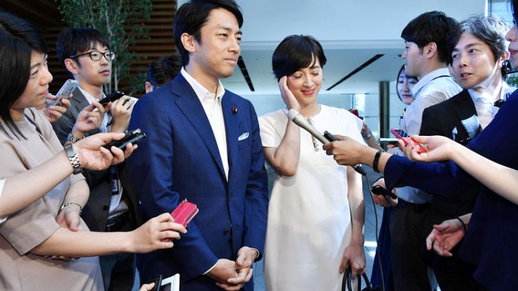 Japan abuzz over wedding bells for telegenic son of former PM Koizumi