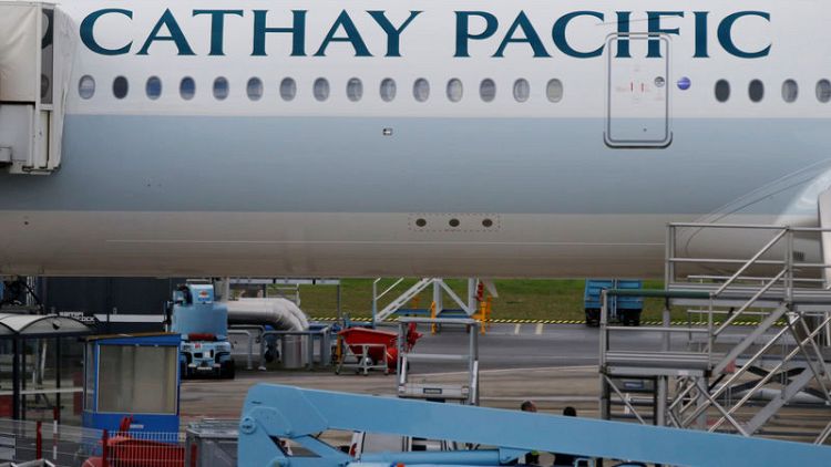 Cathay Pacific forward bookings drop amid Hong Kong protests