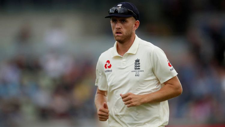 England's injured Stone ruled out of second Ashes test
