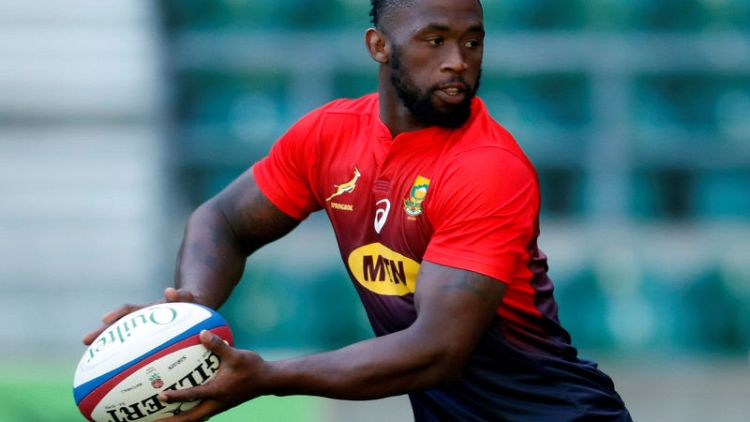 South Africa's Kolisi back from injury to boost World Cup prospects