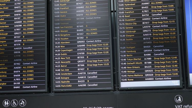 الخطوط الجوية البريطانية تعلن حل المشكلات الفنية في مطارات لندن