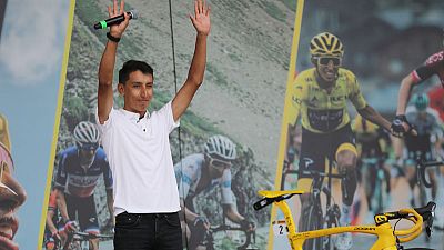 Tour de France winner Bernal gets hero's welcome in hometown Tour de France winner Bernal gets hero's welcome in hometown