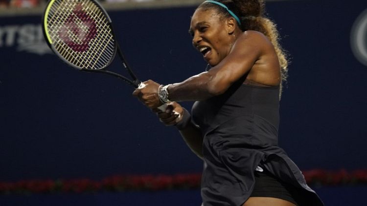 Serena storms into third round in Toronto