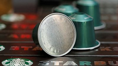 Nestle starts selling Starbucks-branded coffee in China Nestle starts selling Starbucks-branded coffee in China