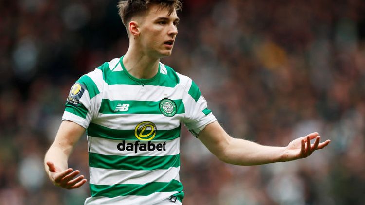 Arsenal sign left back Tierney from Celtic for 25 million pounds