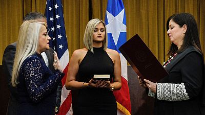 Puerto Rico's new governor says she intends to remain in office Puerto Rico's new governor says she intends to remain in office