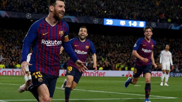 Uefa, di Messi gol più bello stagione Uefa, di Messi gol più bello stagione