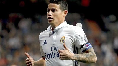 James nella numerazione del Real Madrid