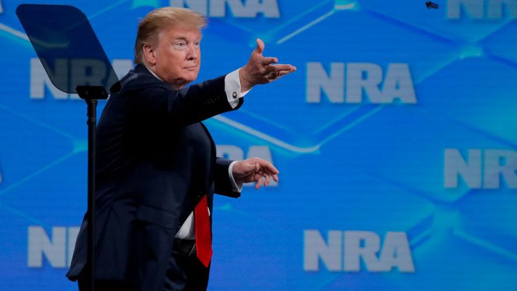 Trump says NRA could soften opposition to gun reforms after mass shootings