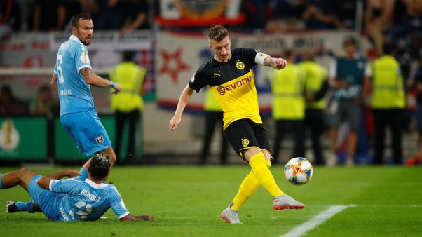Dortmund work up a sweat to move past Uerdingen in German Cup Dortmund work up a sweat to move past Uerdingen in German Cup