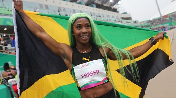 Jamaica's Fraser-Pryce smashes 40-year-old Pan Am Games record Jamaica's Fraser-Pryce smashes 40-year-old Pan Am Games record